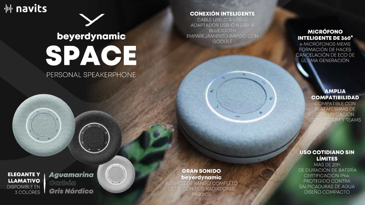ConsorcioTec™ - Beyerdynamic SPACE: the speakerphone that has arrived to  revolutionize the market!